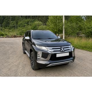 Integrētas jumta reliņas pelēkas OEM (2019-, alumīnijs) Mitsubishi Pajero Sport 2015– foto 1