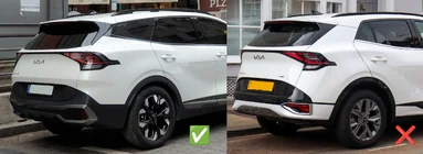 Kia Sportage 2021– Logu vēja deflektori ar hromētu moldingu Niken (LWB, 4 gab.) foto 3