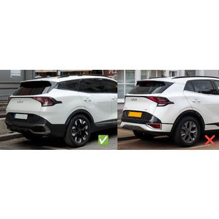 Logu vēja deflektori ar hromētu moldingu Niken (LWB, 4 gab.) Kia Sportage 2021– foto 3