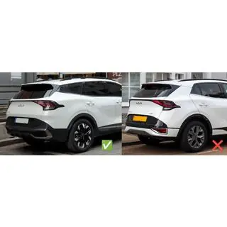 Logu vēja deflektori ar hromētu moldingu Niken (LWB, 4 gab.) foto 3