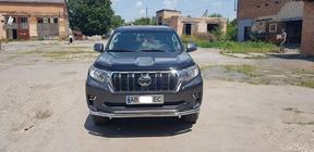 Toyota Land Cruiser Prado 150 2009–2023 Priekšējais aizsargstienis ST014 (nerūsējošais tērauds) 60/42 mm foto 8