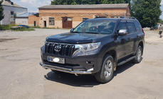 Toyota Land Cruiser Prado 150 2009–2023 Priekšējais aizsargstienis ST014 (nerūsējošais tērauds) 60/42 mm foto 9