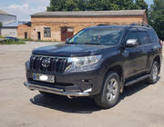 Toyota Land Cruiser Prado 150 2009–2023 Priekšējais aizsargstienis ST014 (nerūsējošais tērauds) 60/42 mm foto 10