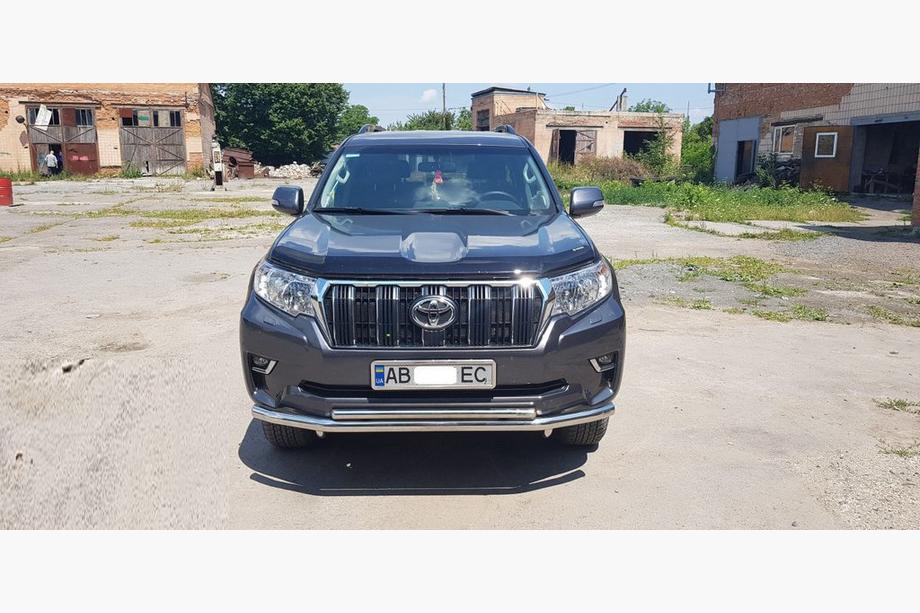 Toyota Land Cruiser Prado 150 2009–2023 Priekšējais aizsargstienis ST014 (nerūsējošais tērauds) 60/60 mm Foto 7