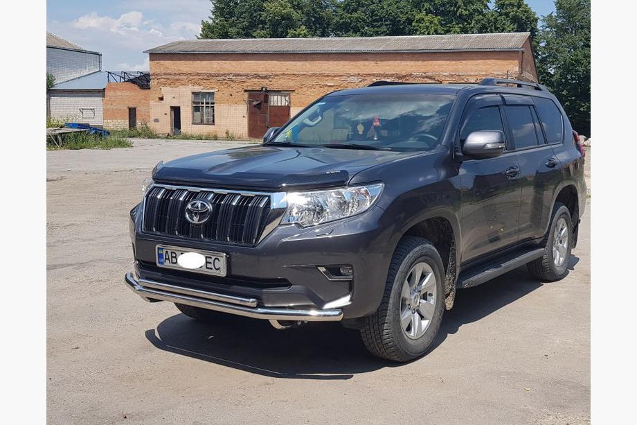 Toyota Land Cruiser Prado 150 2009–2023 Priekšējais aizsargstienis ST014 (nerūsējošais tērauds) 60/60 mm Foto 10