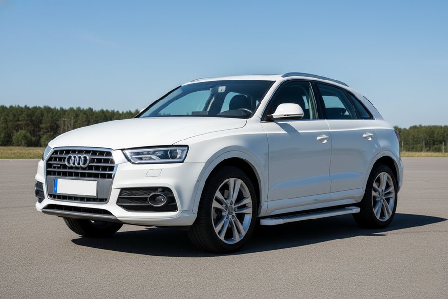 Audi Q3 2011–2019 Sānu pakāpieni Allmond White (2 gab., alumīnijs) Image