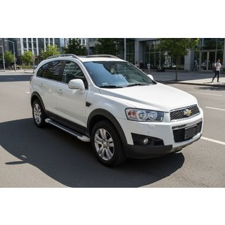 Sānu pakāpieni Allmond White (2 gab., alumīnijs) Chevrolet Captiva 2006–2019 foto 1
