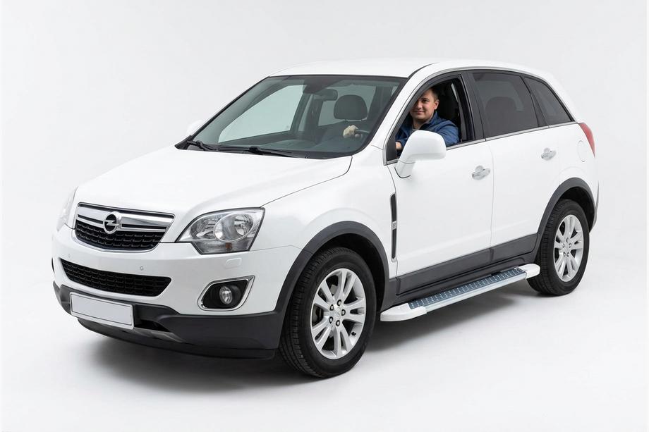 Opel Antara 2006–2017 Sānu pakāpieni Allmond White (2 gab., alumīnijs) Image