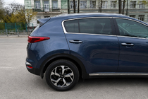 Kia Sportage 2015–2021 Integrētie jumta reliņi pelēki OEM (ABS plastmasa, uzstādīšana ar līmi) foto 2