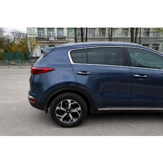 Integrētie jumta reliņi pelēki OEM (ABS plastmasa, uzstādīšana ar līmi) Kia Sportage 2015–2021 foto 2