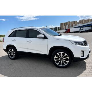 Pelēki OEM jumta reliņi (alumīnijs, uzstādīšana ar līmi) Kia Sorento II XM 2009–2014 foto 3