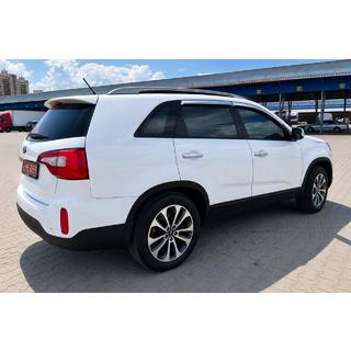 Pelēki OEM jumta reliņi (alumīnijs, uzstādīšana ar līmi) Kia Sorento II XM 2009–2014 foto 2