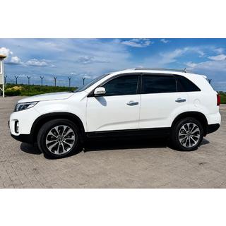 Pelēki OEM jumta reliņi (alumīnijs, uzstādīšana ar līmi) Kia Sorento II XM 2009–2014 foto 1