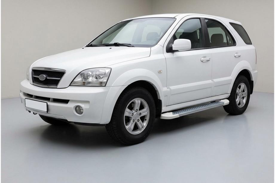 Kia Sorento I BL 2002–2009 Sānu pakāpieni Allmond White (2 gab., alumīnijs) Image
