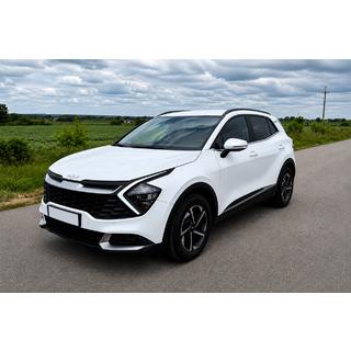 Integrētās jumta reliņas, melnas OEM (ABS plastmasa, līmējama uzstādīšana) Kia Sportage 2021– foto 3