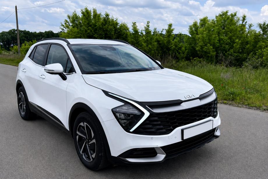Kia Sportage 2021– Integrētās jumta reliņas, melnas OEM (ABS plastmasa, līmējama uzstādīšana) Image