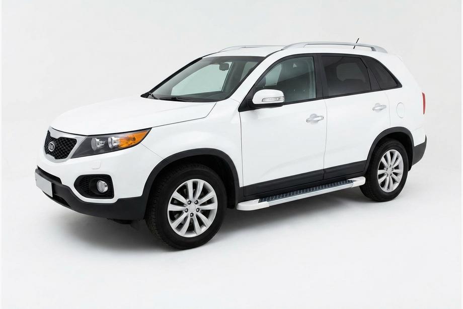 Kia Sorento II XM 2009–2014 Sānu pakāpieni Allmond White (2 gab., alumīnijs) 2013-2016 Image
