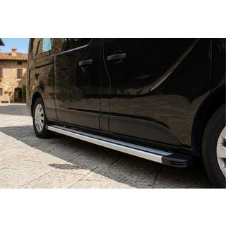 Sānu sliekšņi Maya V4 (2 gab., alumīnijs) Fiat Talento 2016–