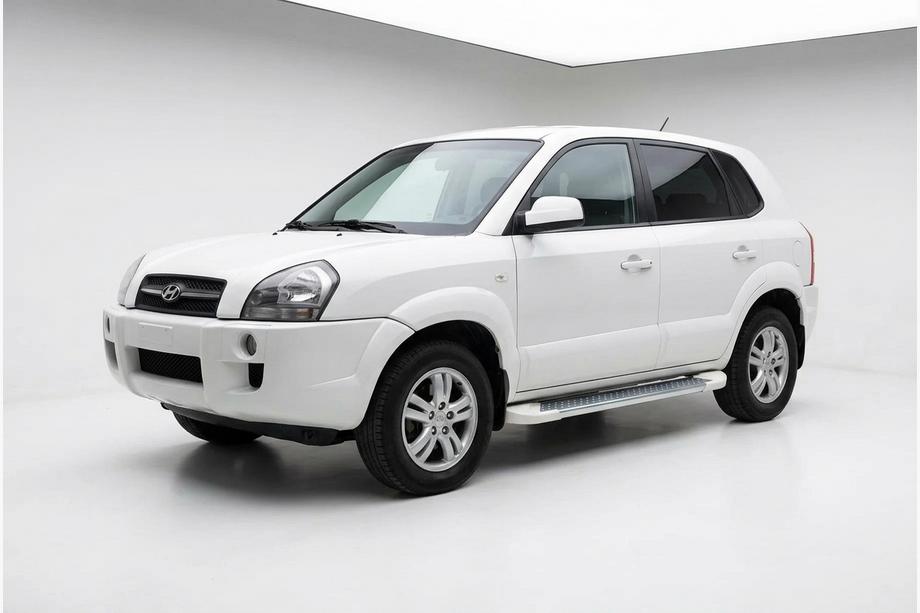 Hyundai Tucson JM 2004– Sānu pakāpieni Allmond White (2 gab., alumīnijs) Image