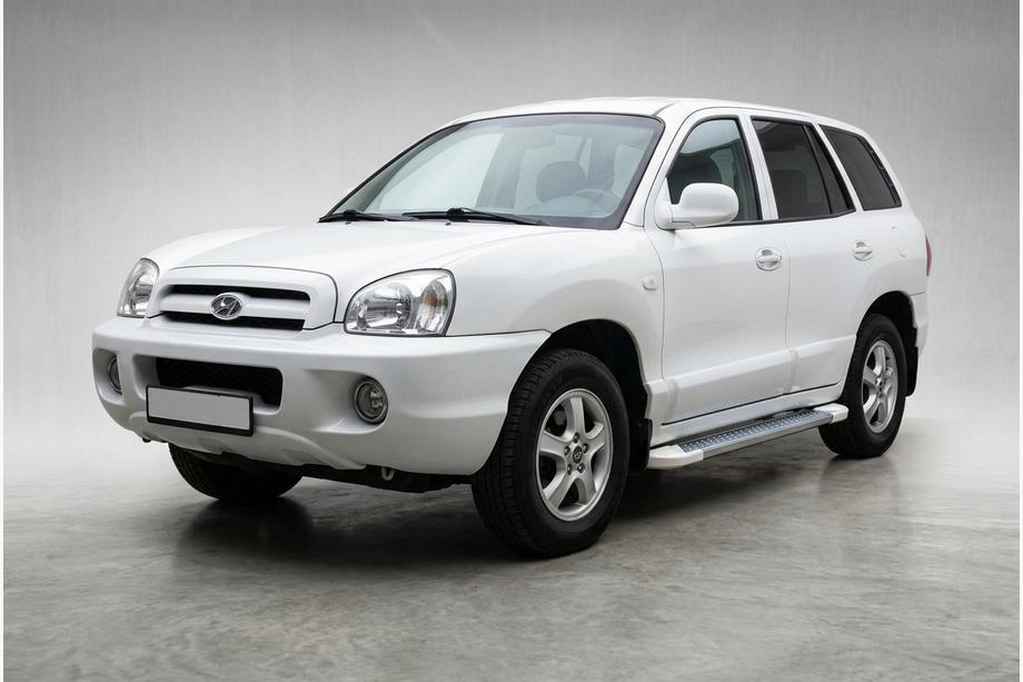Hyundai Santa Fe 1 2000–2006 Sānu pakāpieni Allmond White (2 gab., alumīnijs) Image