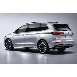 Integrētas jumta reliņas, melnas OEM (alumīnijs, uzstādīšana ar līmi) Volkswagen Viloran 2020– foto 1