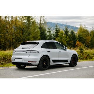 Integrētas jumta reliņas, melnas OEM (alumīnijs, uzstādīšana ar līmi) Porsche Macan 2014–2024 foto 1