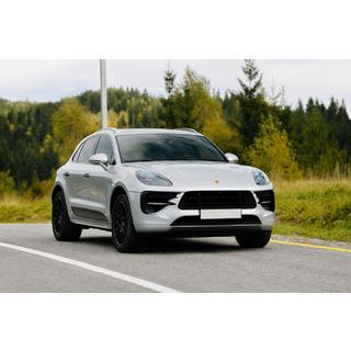 Integrētas jumta reliņas, melnas OEM (alumīnijs, uzstādīšana ar līmi) Porsche Macan 2014–2024 foto 2