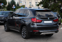 BMW X5 F15 2013–2018 Integrēti jumta reliņi, hromēti OEM (alumīnijs) foto 2