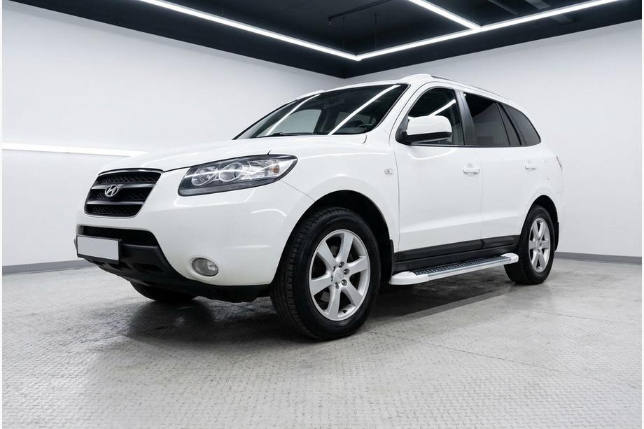 Hyundai Santa Fe 2 2006–2012 Sānu pakāpieni Allmond White (2 gab., alumīnijs) Image