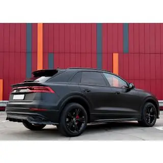 Integrētas jumta reliņas, melnas OEM (alumīnijs, uzstādīšana ar līmi) Audi Q5 2017–2025 foto 1