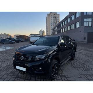 Melni OEM jumta reliņi (ABS plastmasa, uzstādīšana ar līmi) Nissan Navara/NP300 2016– foto 2