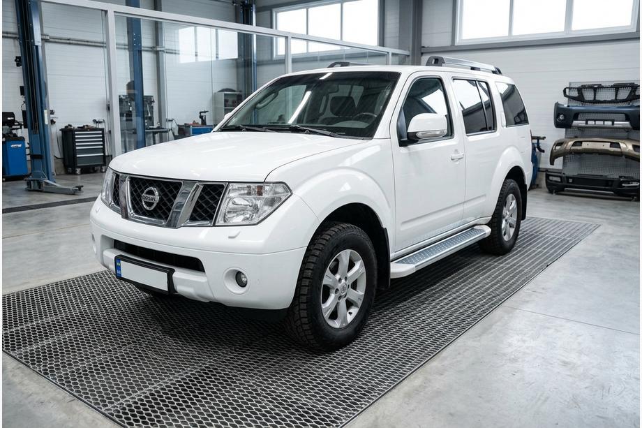 Nissan Pathfinder R51 2005–2014 Sānu pakāpieni Allmond White (2 gab., alumīnijs) Image