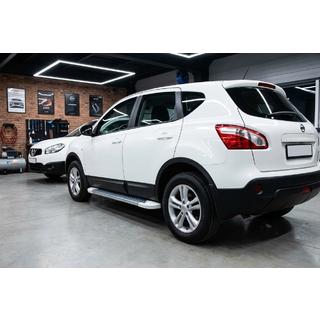 Sānu pakāpieni Allmond White (2 gab., alumīnijs) Nissan Qashqai 2007–2010 foto 1