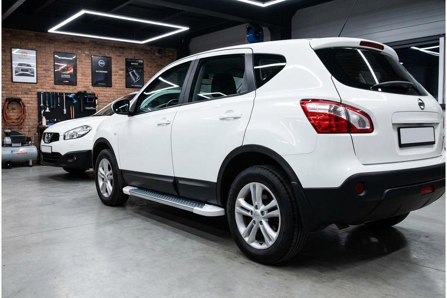 Nissan Qashqai 2007–2010 Sānu pakāpieni Allmond White (2 gab., alumīnijs) Image