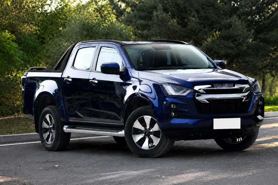 Isuzu D-Max 2011–2019 Jumta reliņi melni OEM (alumīnijs) Image
