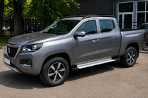 Ford Ranger 2011–2022 Melni OEM jumta reliņi (alumīnijs) foto 2