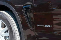 BMW X6 F16 2014–2019 Spārnu ventilācijas uzlikas Black X6M F86 stilā foto 7