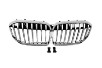 BMW 7. sērija G11/G12 2015–2022 Nieru režģis 1 Bar (2019-2022, Chrome) foto 3