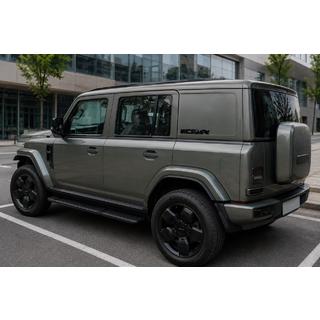 Melni OEM jumta reliņi (alumīnijs) ICar V23