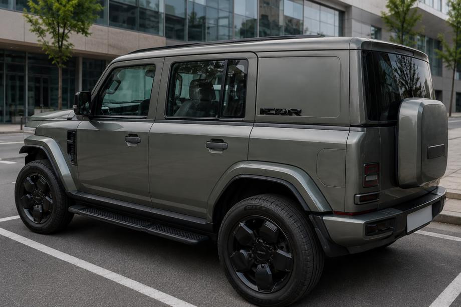 ICar V23 Melni OEM jumta reliņi (alumīnijs) Image