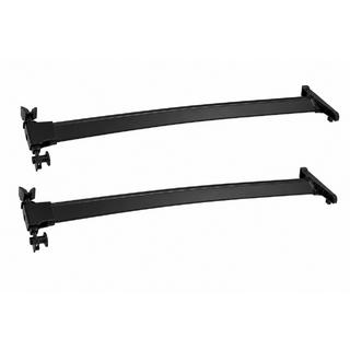 Jumta bagāžnieka šķērstieņi melni uz OEM reliņiem (alumīnijs) Toyota Land Cruiser 200 2007–2021