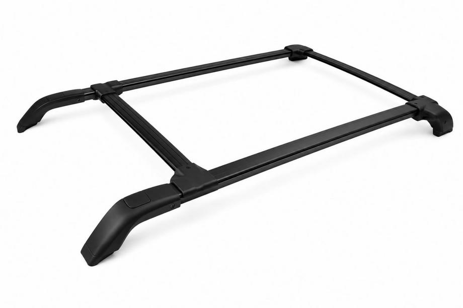 Ford Bronco 2021– Jumta reliņi ar šķērssijām, melni OEM V1 (alumīnijs) Image