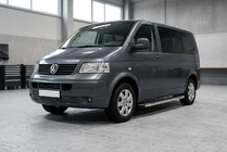 Volkswagen T5 Transporter 2003–2010 Sānu pakāpieni BlackLine (2 gab., alumīnijs) Garā riteņu bāze foto 3
