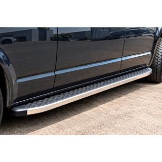 Sānu pakāpieni BlackLine (2 gab., alumīnijs) Volkswagen T5 Multivan 2003–2010 foto 1