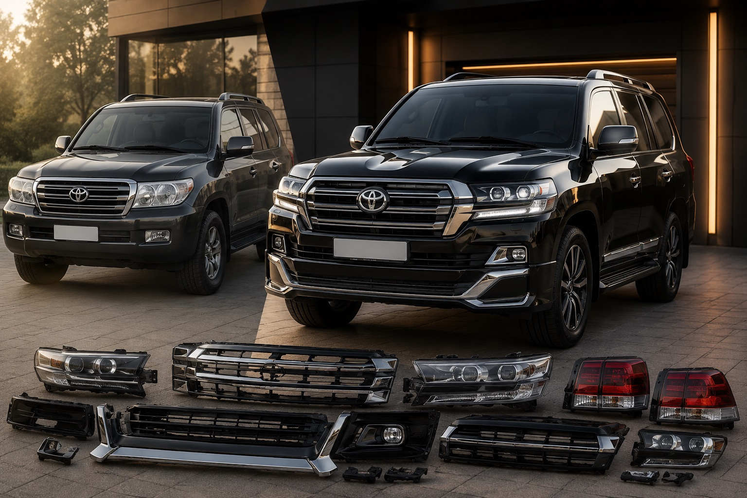 Kontrolsaraksts pirms Toyota LC200 restailinga komplekta pirkuma: ko noskaidrot pirms apmaksas