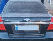 Chevrolet Aveo T250 2005–2011 Aizmugurējā līste (nerūsējošais tērauds) foto 3