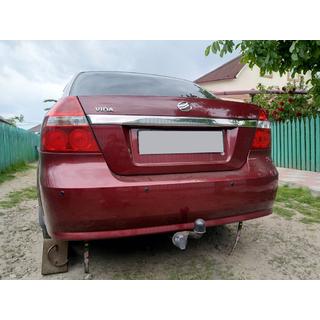 Aizmugurējā līste (nerūsējošais tērauds) Chevrolet Aveo T250 2005–2011 foto 1