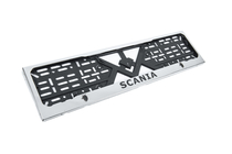 Scania Hromēts numura zīmes rāmītis (1 gab., nerūsējošais tērauds) foto 3