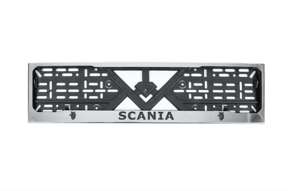 Scania Hromēts numura zīmes rāmītis (1 gab., nerūsējošais tērauds) Image