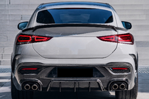Mercedes GLE Coupé C167 2019– Aizmugurējais difuzors no īstas oglekļa šķiedras foto 1